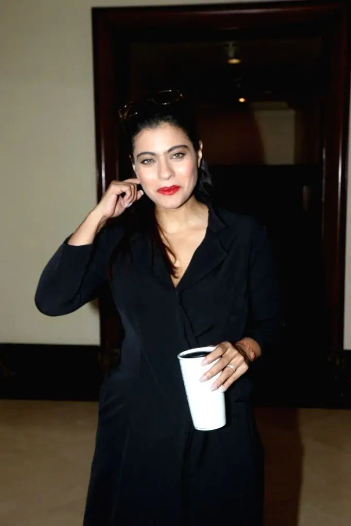 Kajol Devgan Photos In Black Gown